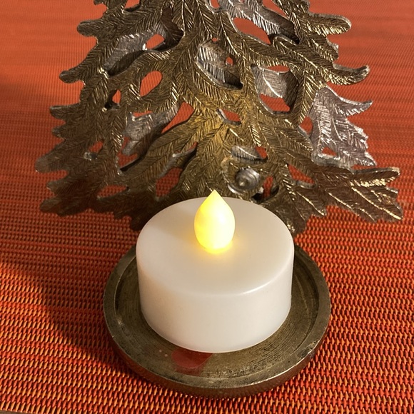 Metzke vintage fir tree with birds pewter silver and gold - Picture 3 of 16